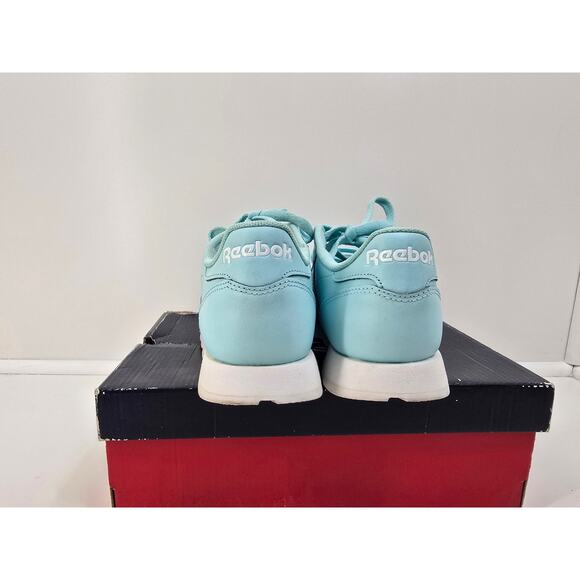 Reebok Classic Leather Womens Size 8 Digital Glow Blue 2021 - Picture 4 of 9